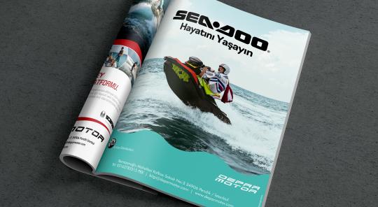 Sea-Doo | Dergi İlan Tasarımı